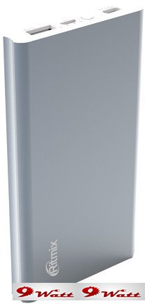 Портативное зарядное устройство Ritmix RPB-10977PQC (серый) - фото2