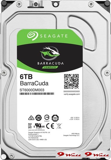 Жесткий диск Seagate BarraCuda 6TB ST6000DM003 - фото