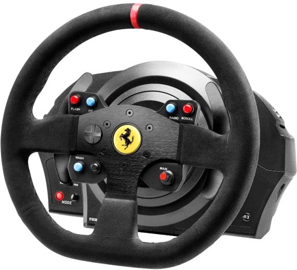 Руль Thrustmaster T300 Ferrari Integral Racing Wheel Alcantara Edition - фото2