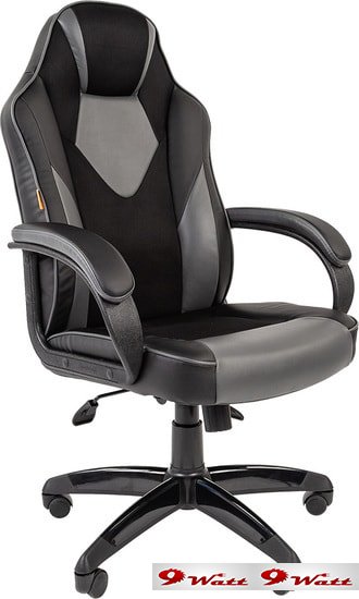 Кресло CHAIRMAN Game 17 (черный/серый) - фото