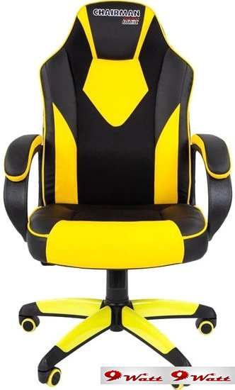 Кресло CHAIRMAN Game 17 (черный/желтый) - фото2