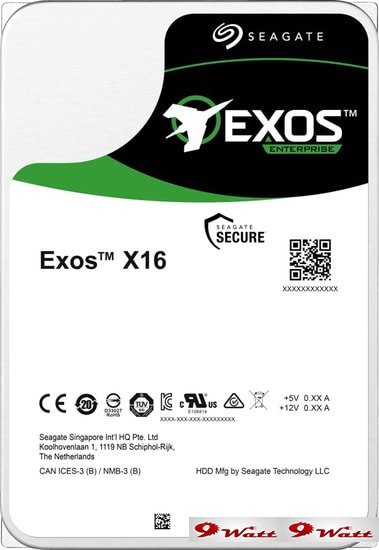 Жесткий диск Seagate Exos X16 16TB ST16000NM001G - фото