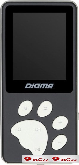 MP3 плеер Digma S4 8GB (серый/серебристый) - фото2
