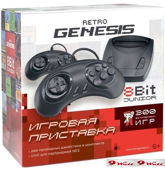 Игровая приставка Retro Genesis 8 Bit Junior (300 игр) - фото