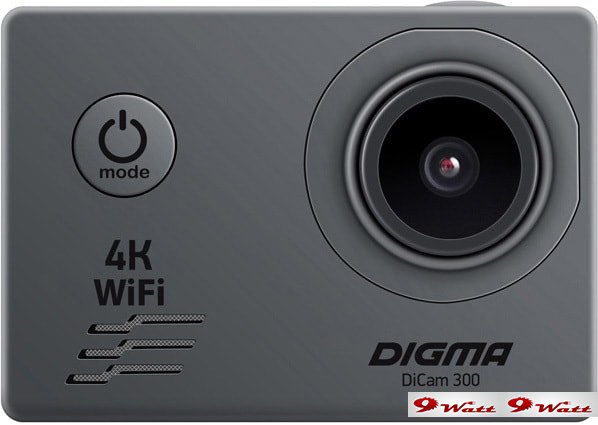 Экшен-камера Digma DiCam 300 (серый) - фото