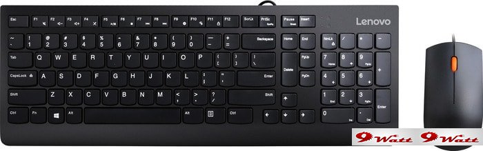 Клавиатура + мышь Lenovo 300 USB Combo - фото