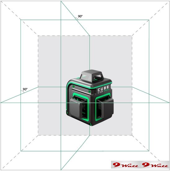Лазерный нивелир ADA Instruments Cube 3-360 Green Ultimate Edition A00569 - фото2