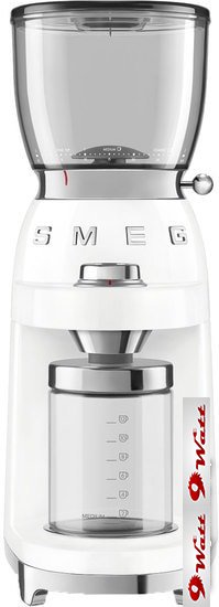 Электрическая кофемолка Smeg CGF01WHEU (белый)