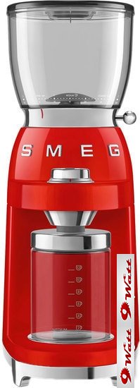 Электрическая кофемолка Smeg CGF01RDEU (красный) - фото