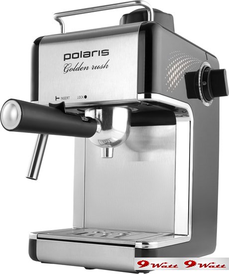 Рожковая бойлерная кофеварка Polaris PCM 4006A Golden rush - фото