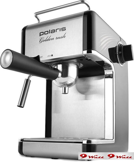 Рожковая бойлерная кофеварка Polaris PCM 4006A Golden rush - фото2
