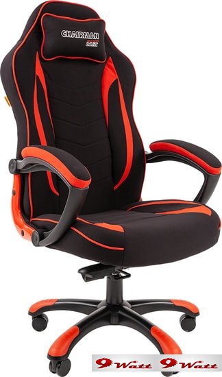 Кресло CHAIRMAN Game 28 (черный/красный) - фото