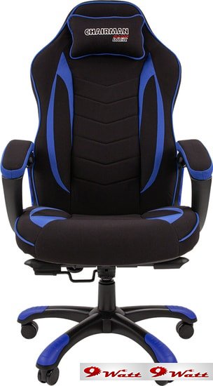 Кресло CHAIRMAN Game 28 (черный/синий) - фото2