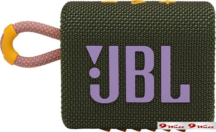 Беспроводная колонка JBL Go 3 (зеленый) - фото2