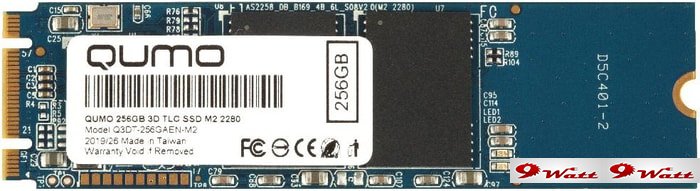 SSD QUMO Novation TLC 3D 256GB Q3DT-256GAEN-M2 - фото