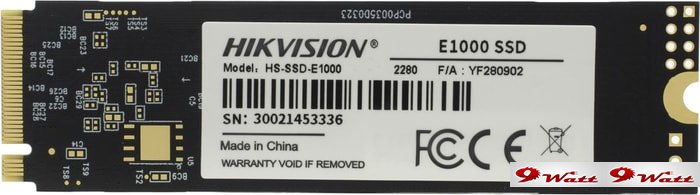 SSD Hikvision E1000 512GB HS-SSD-E1000/512G - фото