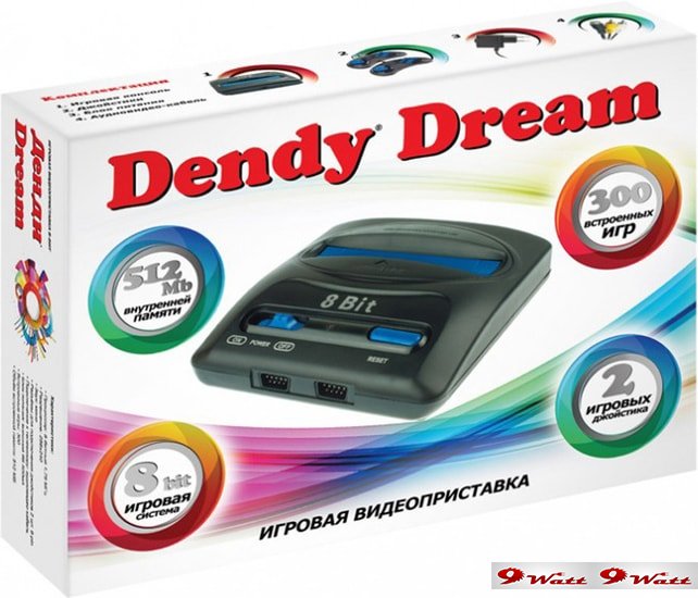Игровая приставка Dendy Dream (300 игр) - фото