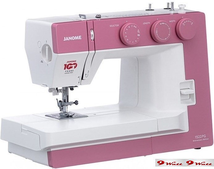 Электромеханическая швейная машина Janome 1522PG Anniversary Edition - фото2