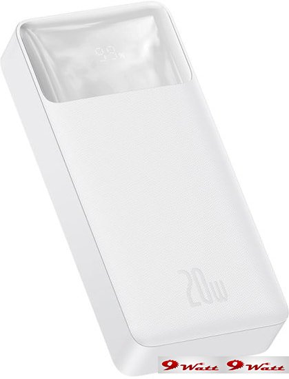 Портативное зарядное устройство Baseus Bipow Digital Display PPDML-M02 20000mAh (белый)