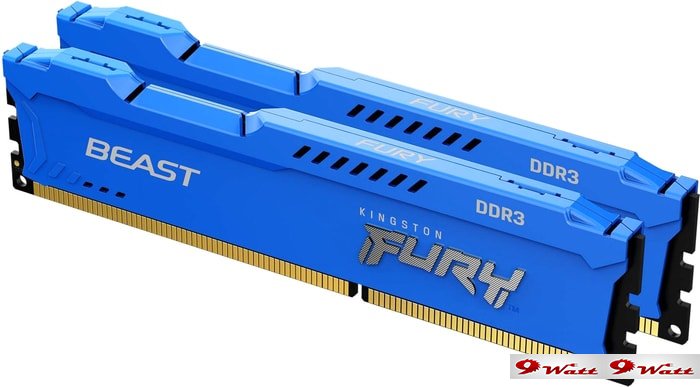 Оперативная память Kingston FURY Beast 2x8GB DDR3 PC3-12800 KF316C10BK2/16 - фото