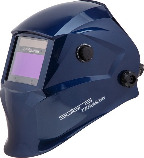 Сварочная маска Solaris ASF650Х (синий металлик) - фото