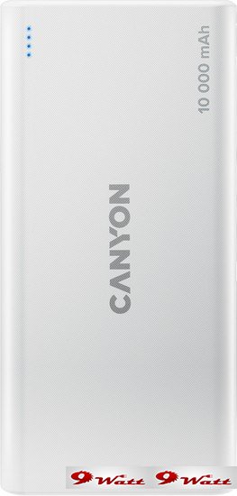 Внешний аккумулятор Canyon CNE-CPB1008W 10000mAh (белый) - фото2