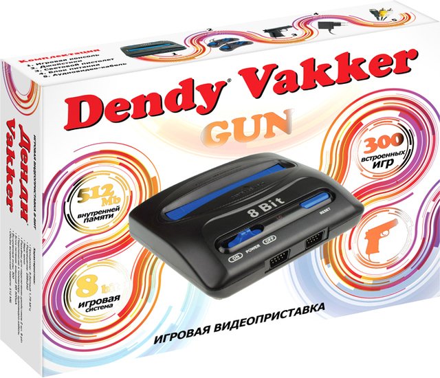 Игровая приставка Dendy Vakker (300 игр) - фото2