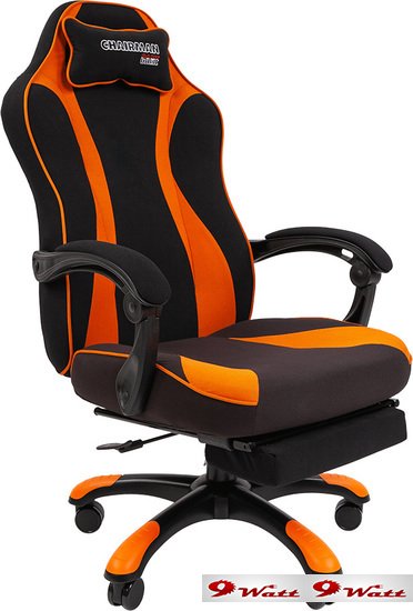 Кресло CHAIRMAN Game 35 (черный/оранжевый) - фото