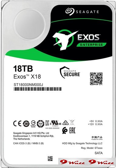 Жесткий диск Seagate Exos X18 16TB ST16000NM000J - фото