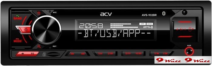 USB-магнитола ACV AVS-932BR - фото