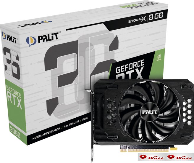 Видеокарта Palit GeForce RTX 3060 StormX 8GB GDDR6 NE63060019P1-190AF - фото2