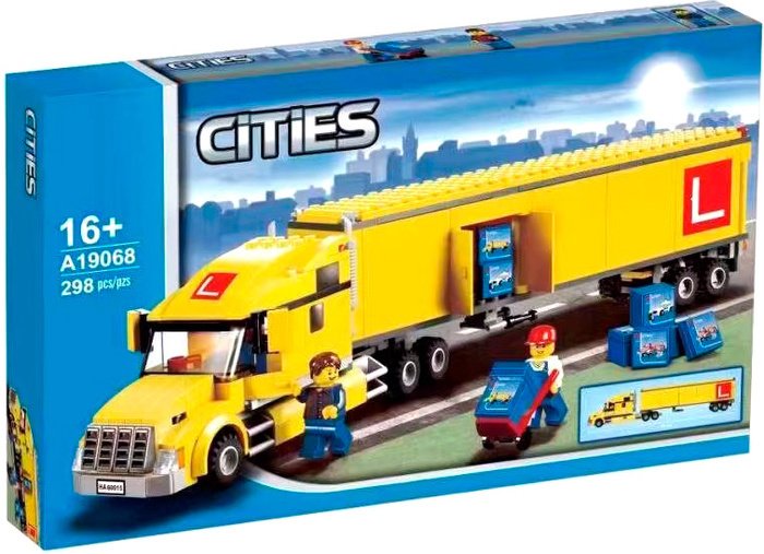 Конструктор King Cities A19068 Городской грузовик