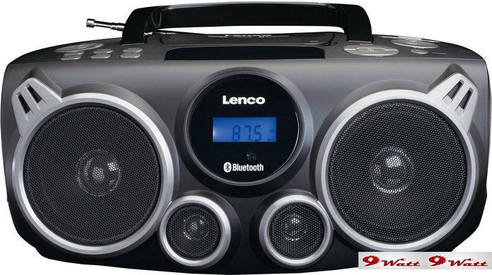 Портативная аудиосистема Lenco SCD-100BK (черный) - фото