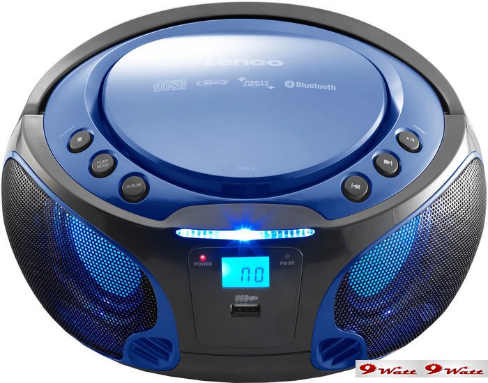Портативная аудиосистема Lenco SCD-550BU (синий) - фото