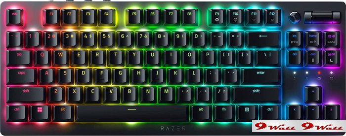 Клавиатура Razer DeathStalker V2 Pro TKL (Razer Low Profile Optical Red, нет кириллицы) - фото