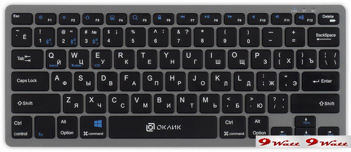 Клавиатура Oklick 835S (серый/черный) - фото2