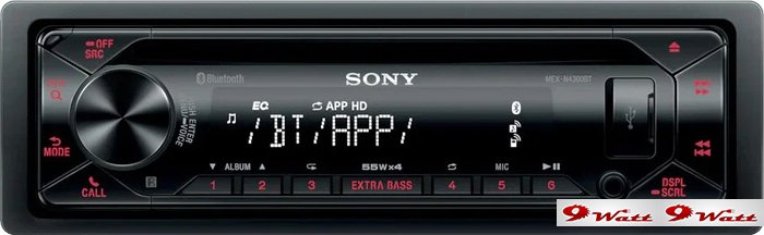 CD-магнитола Sony MEX-N4300BT - фото