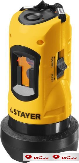 Лазерный нивелир Stayer Professional Lasermax SLL-1 34960-1 (со штативом, сумка) - фото2