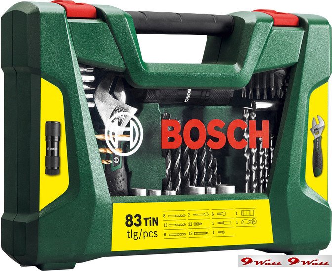 Универсальный набор инструментов Bosch V-Line Titanium 2607017193 83 предмета - фото