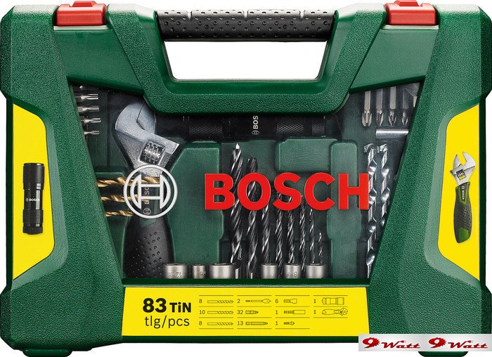 Универсальный набор инструментов Bosch V-Line Titanium 2607017193 83 предмета - фото2