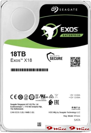 Жесткий диск Seagate Exos X18 16TB ST16000NM004J - фото