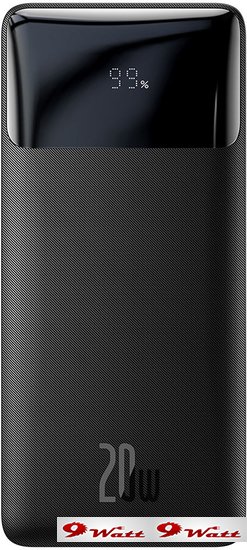 Внешний аккумулятор Baseus Bipow fast charge 20W 30000mAh (черный) - фото