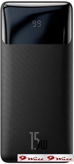 Внешний аккумулятор Baseus Bipow Digital Display 20000mAh (черный) - фото