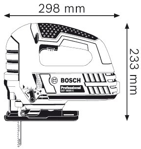 Электролобзик Bosch GST 8000 E Professional - фото2