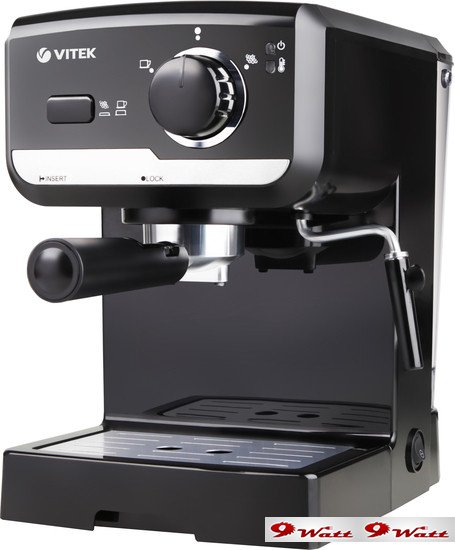 Рожковая помповая кофеварка Vitek VT-1502 BK - фото