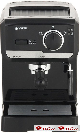 Рожковая помповая кофеварка Vitek VT-1502 BK