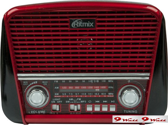 Радиоприемник Ritmix RPR-050 (красный) - фото